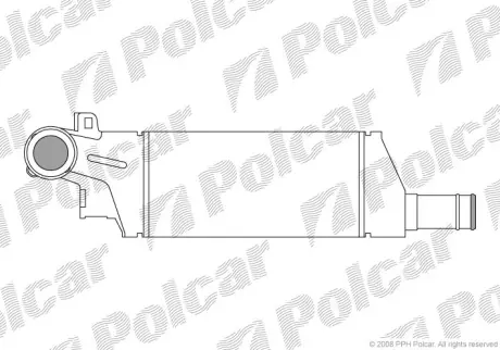 Радиаторы воздуха (Интеркулеры) POLCAR 5557J8-1