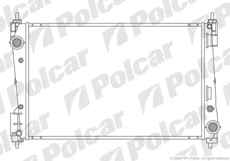 Радиаторы охлаждения POLCAR 555808-1