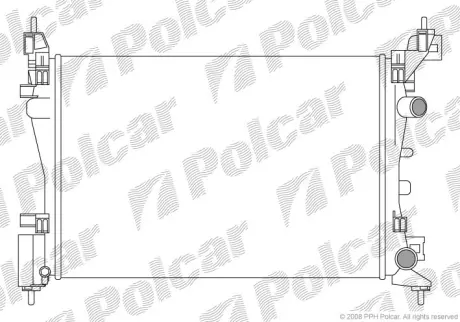 Радиаторы охлаждения POLCAR 555808-2