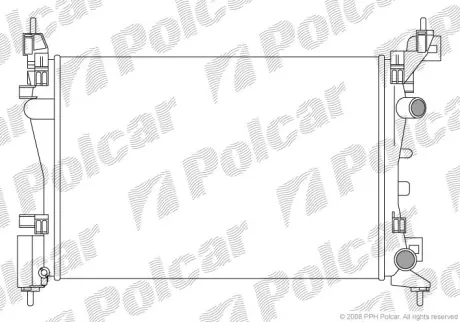 Радиаторы охлаждения POLCAR 555808A2