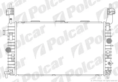 Радиаторы охлаждения POLCAR 555908-4