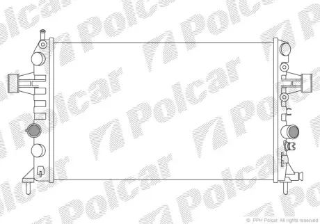 Радиаторы охлаждения POLCAR 556008-3