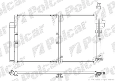 Радиаторы кондиционера POLCAR 5565K8C1
