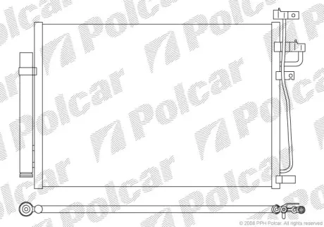 Радиаторы кондиционера POLCAR 5565K8C2