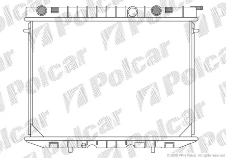 Радиаторы охлаждения POLCAR 558008-1