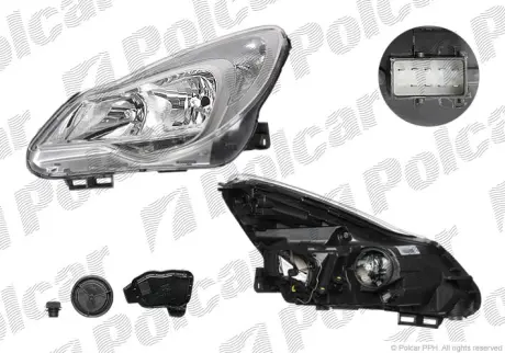 Фара основная POLCAR 55B109-E