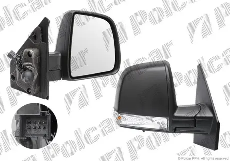 Зеркало внешнее POLCAR 55U1521M