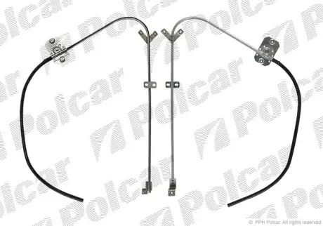 Стеклоподъемник ручной POLCAR 5701PSM1