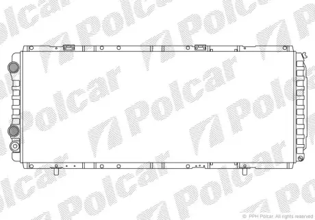 Радиаторы охлаждения POLCAR 570208A4
