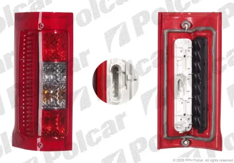 Фонарь задний POLCAR 570488-S