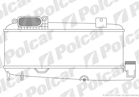 Радиаторы воздуха (Интеркулеры) POLCAR 5707J81X