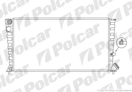 Радиаторы охлаждения POLCAR 570808-2