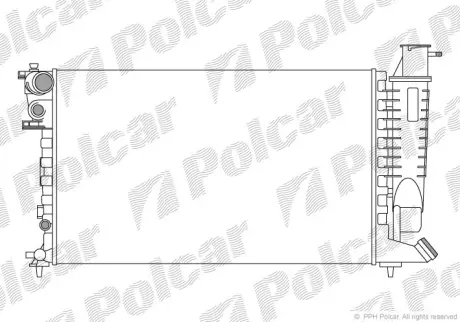 Радиаторы охлаждения POLCAR 570808A1