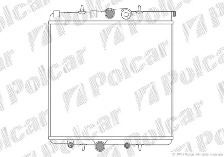 Радиаторы охлаждения POLCAR 571008A1