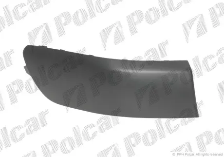 Накладка бамперу ліва Peugeot 307, 2001- POLCAR 571096-7