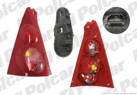 Фонарь задний POLCAR 571688-E