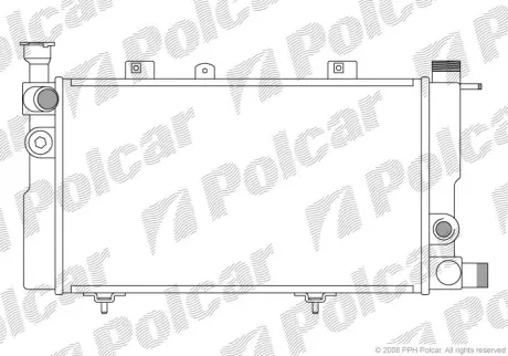 Радиаторы охлаждения POLCAR 572208A1
