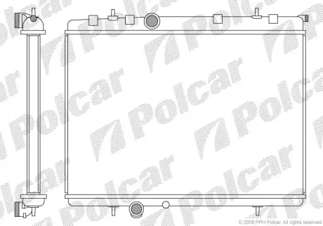 Радиаторы охлаждения POLCAR 572308-4