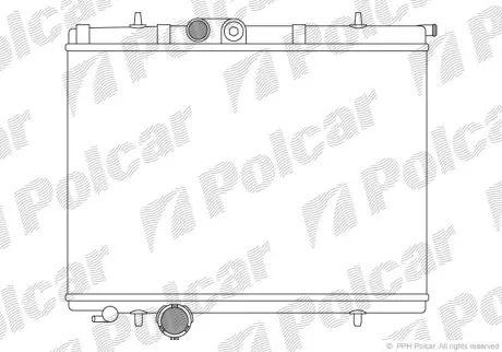 Радиаторы охлаждения POLCAR 572308A6
