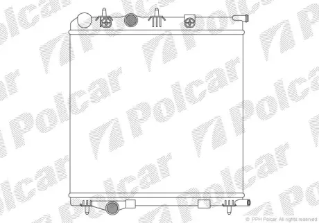Радиаторы охлаждения POLCAR 5724081X
