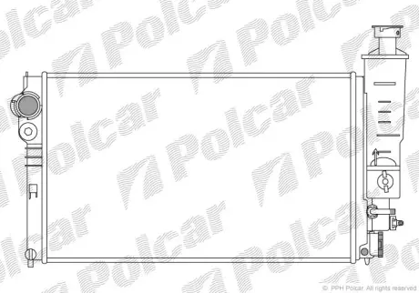 Радиаторы охлаждения POLCAR 574508A4