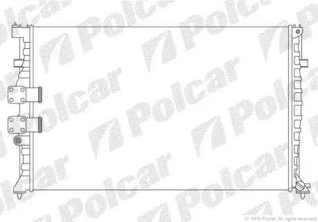 Радиаторы охлаждения POLCAR 574608A0