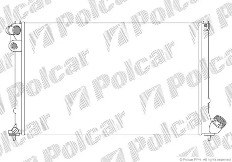Радиаторы охлаждения POLCAR 574608A3