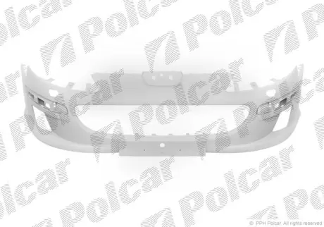 Бампер передній Peugeot 407, 2004- POLCAR 5748071J