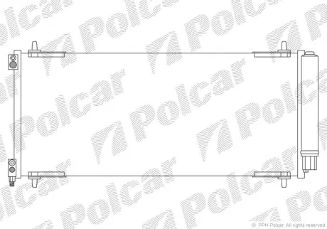 Радиаторы кондиционера POLCAR 5748K8C2