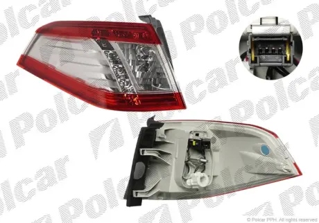 Фонарь задний POLCAR 5756872V