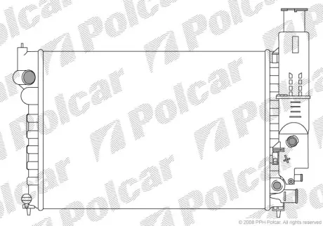 Радиаторы охлаждения POLCAR 576508-1