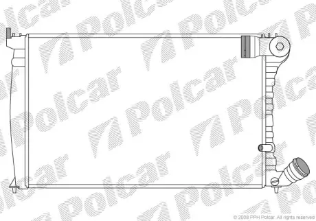 Радиаторы охлаждения POLCAR 5765085