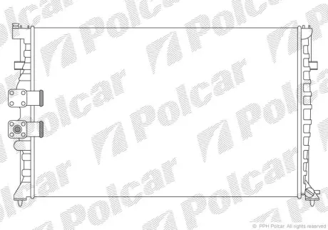 Радиаторы охлаждения POLCAR 576508A8