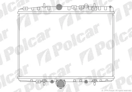 Радиаторы охлаждения POLCAR 576608A2