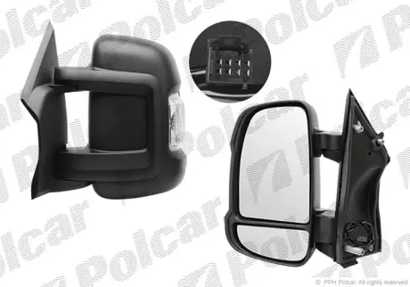 Зеркало внешнее POLCAR 577051-M