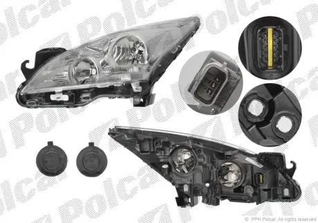 Фара основная POLCAR 578009-V