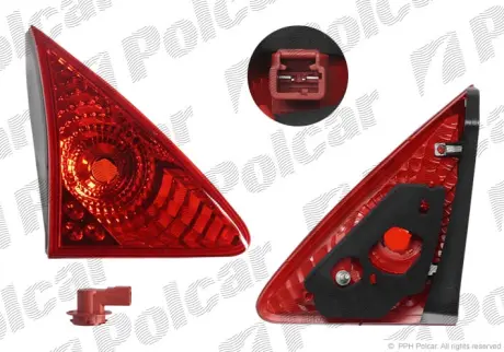 Фонарь задний POLCAR 5780871U