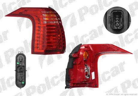 Фонарь задний POLCAR 578188U
