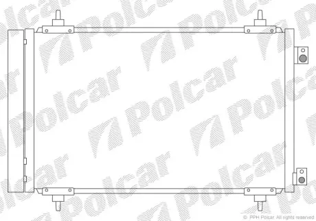 Радиаторы кондиционера POLCAR 5787K8C4S