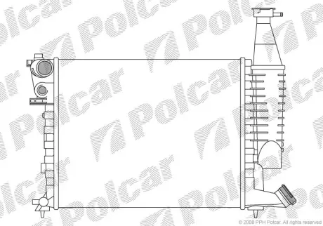 Радиаторы охлаждения POLCAR 579008-1