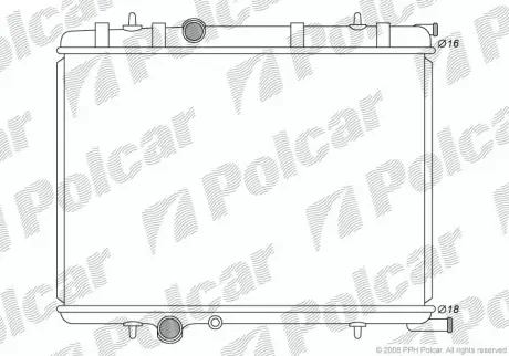 Радиаторы охлаждения POLCAR 579008-2