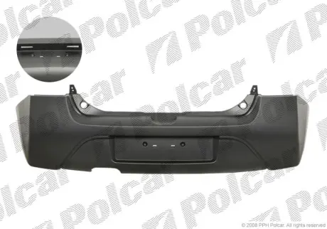 Бампер задний POLCAR 600196-4