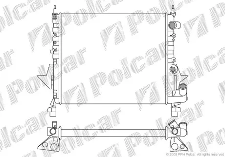 Радиаторы охлаждения POLCAR 600308A1