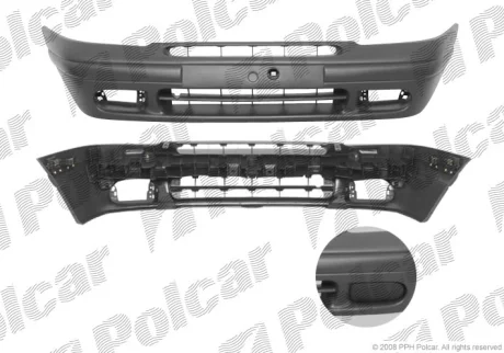 Бампер передний POLCAR 6006075