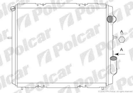 Радиаторы охлаждения POLCAR 600608-5