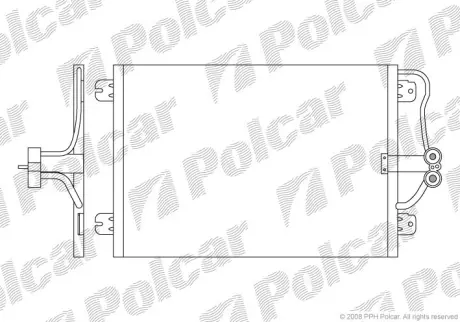 Радиаторы кондиционера POLCAR 6007K8C2