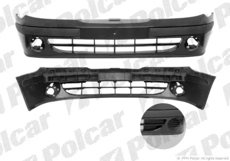 Бампер передний POLCAR 601107-1