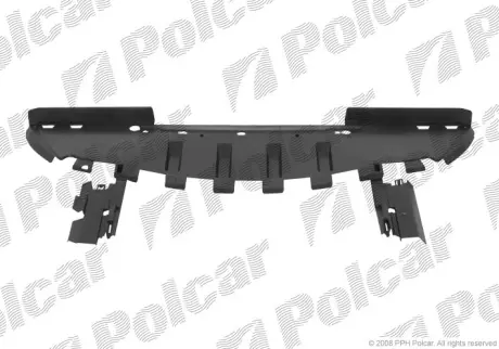 Защита бампера нижняя POLCAR 601234-5