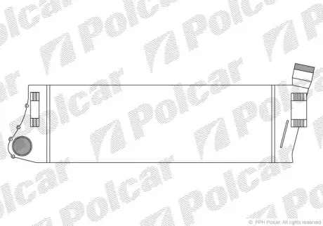Радиаторы воздуха (Интеркулеры) POLCAR 6012J81X