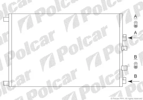 Радиаторы кондиционера POLCAR 6012K8C2S
